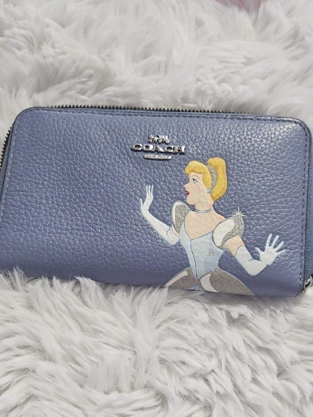 Coach Blue Cinderella Zip-Around Wallet - Picture 8 of 8